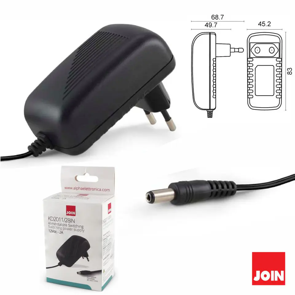 Alimentador Switching 12V 2A JOIN 1
