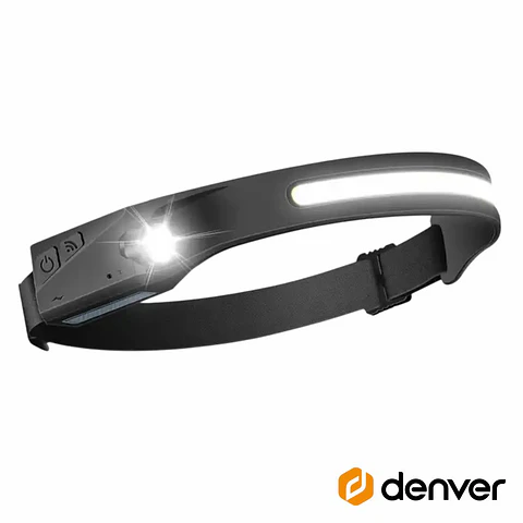 Lanterna de Cabeça 3W 300lm COM Sensor Movimentos DENVER