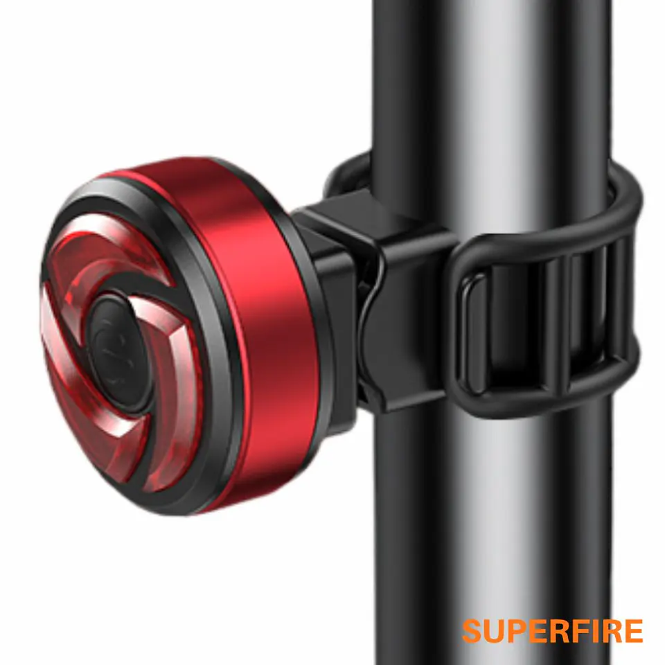 Lanterna Segurança Traseira P/ Bicicletas IP44 3W SUPERFIRE 1