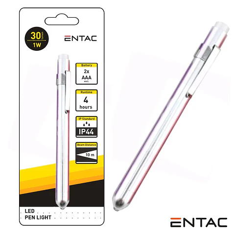 Lanterna COM 1 LED 1W 30lm Tipo Caneta ENTAC