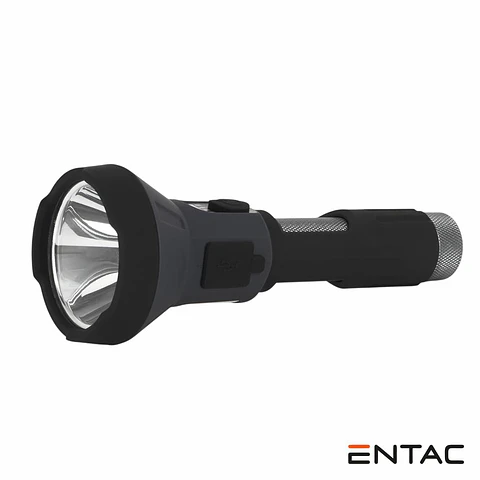 Lanterna LED COB 3W 180lm Com PowerBank ENTAC