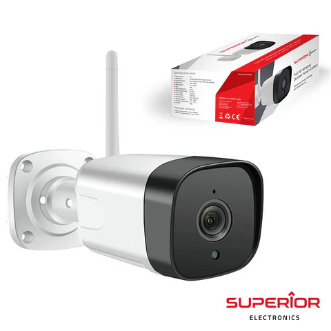 Câmara exterior WIFI IP FULL HD COM visão noturna