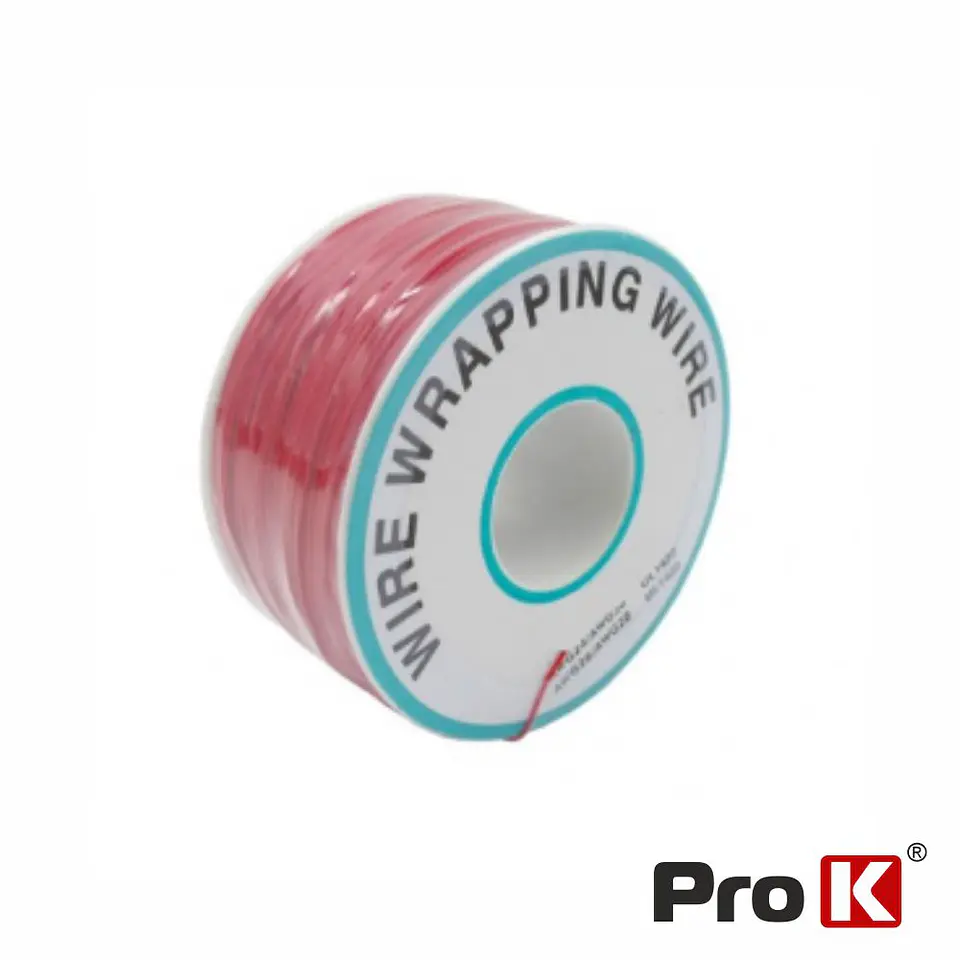 Cabo Multifilar Vermelho 0.25mm Rolo 250m PROK 1