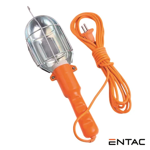 Lanterna Trabalho E27 60W 5m ENTAC