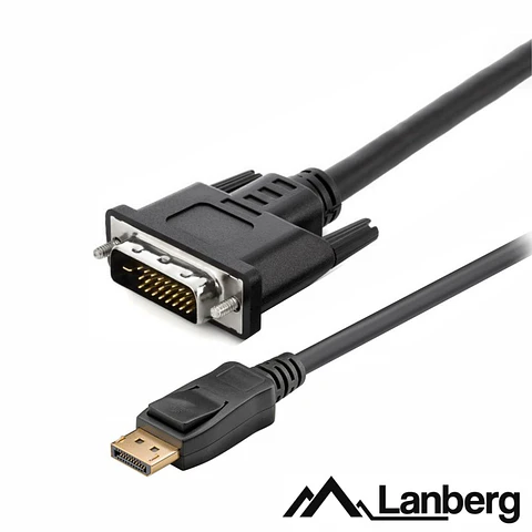 Cabo Displayport Macho / DVI-D Macho LANBERG