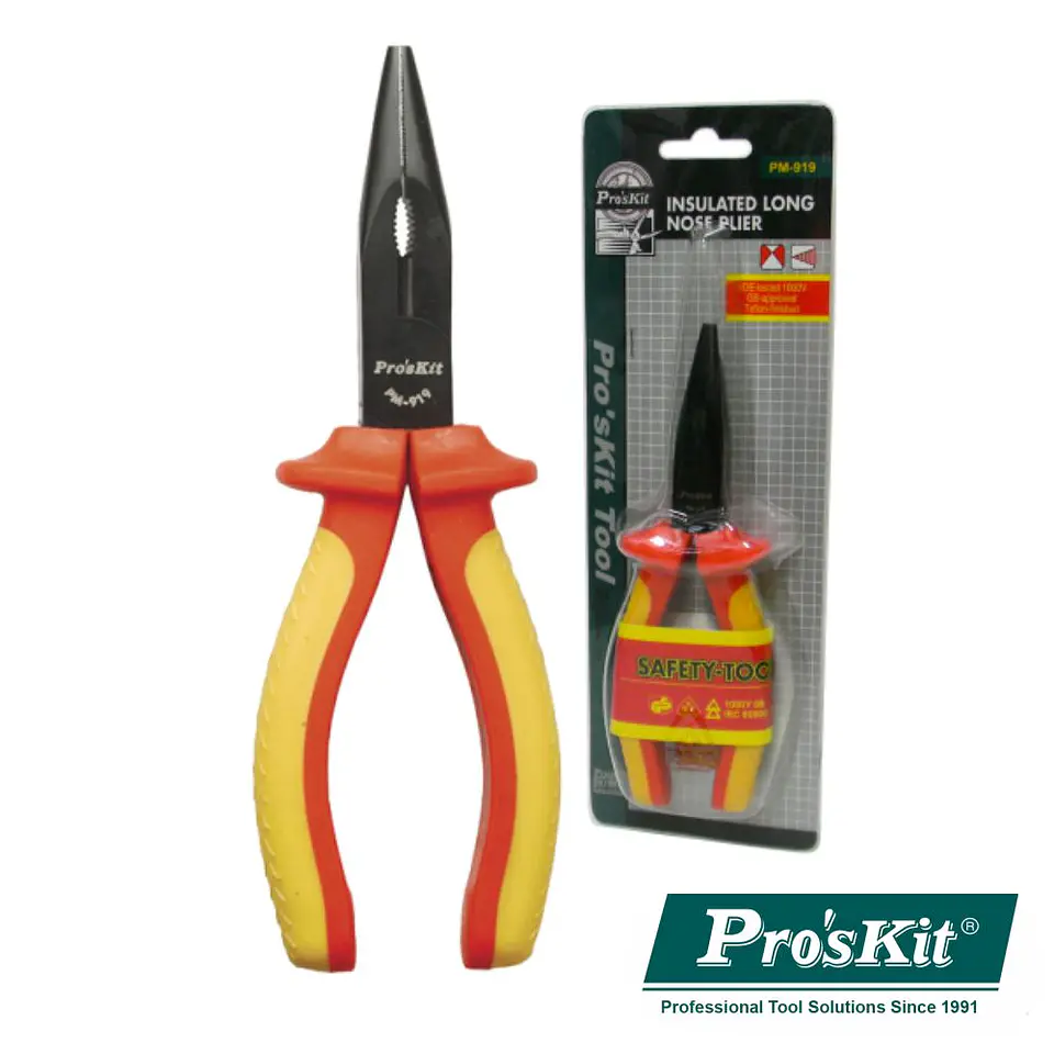 ALICATE DE PONTAS LONGAS PROFISSIONAL 170MM PROSKIT 1
