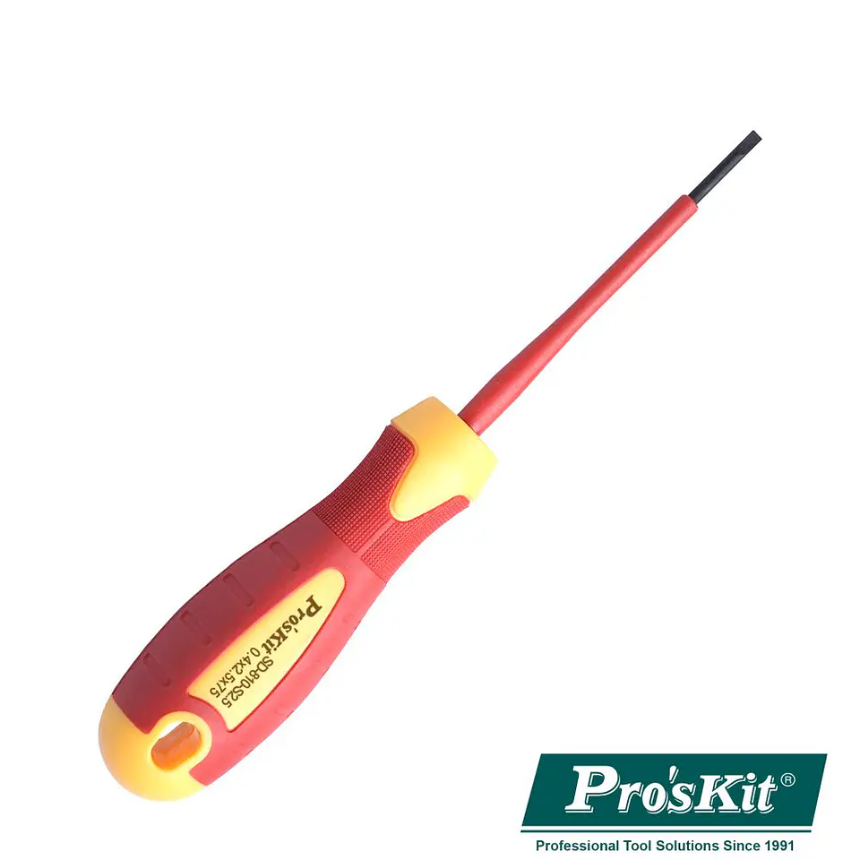 Chave Fendas 0.4x2.5x75mm VDE 1000V PROSKIT 1