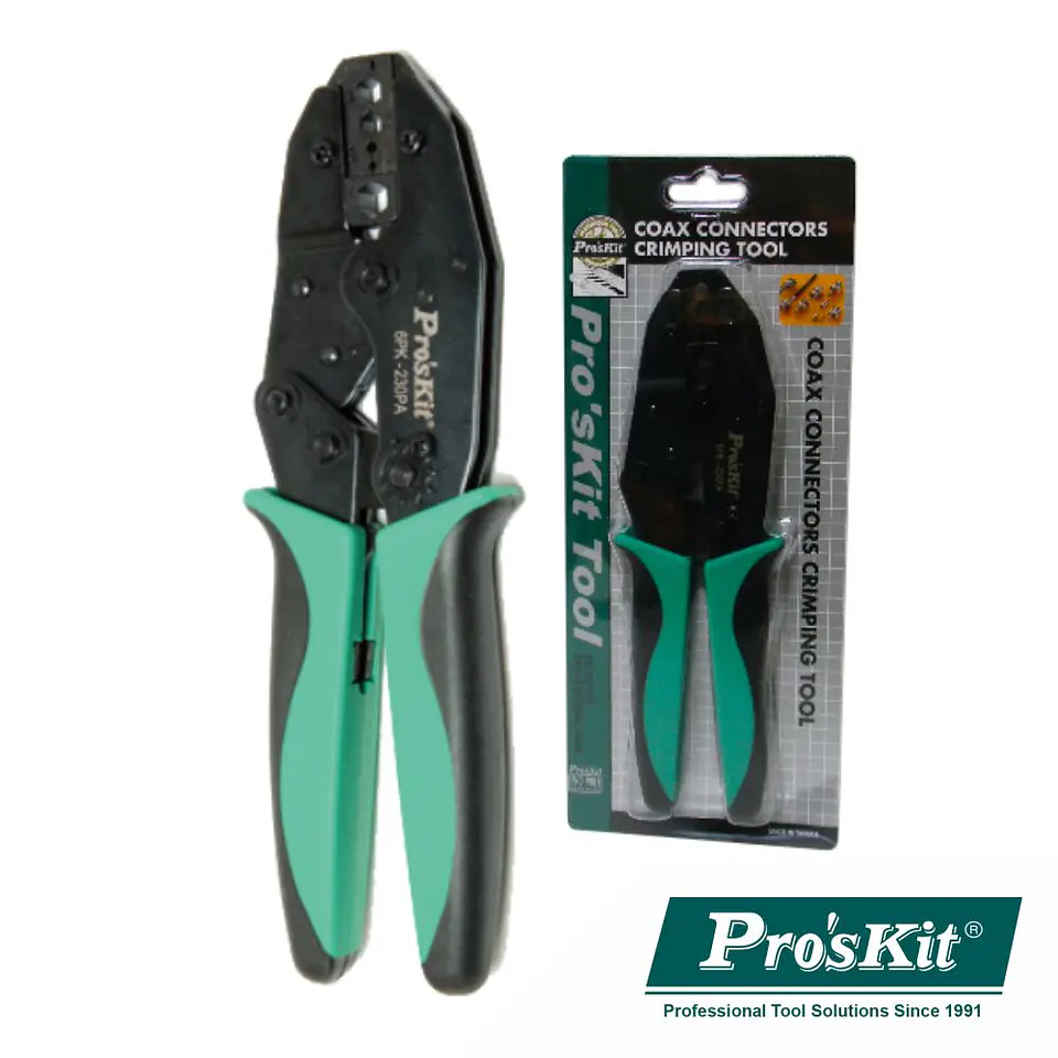 ALICATE DE CRAVAR FICHAS COAXIAIS RG PROSKIT 1