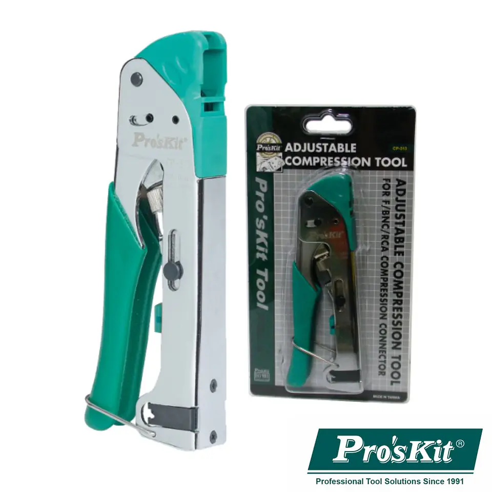 ALICATE DE CRAVAR FICHAS COMPRESSÃO PROSKIT 1
