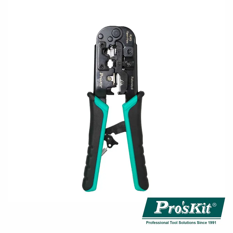 Alicate De Cravar RJ45 Cat.5/6/6A/7 Passante Modular PROSKIT 1