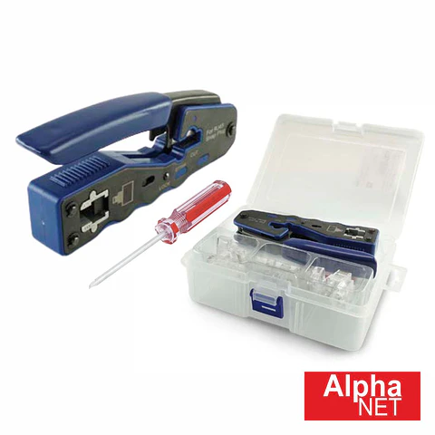 Alicate De Cravar 8p8COMRJ45 Passante ALPHANET