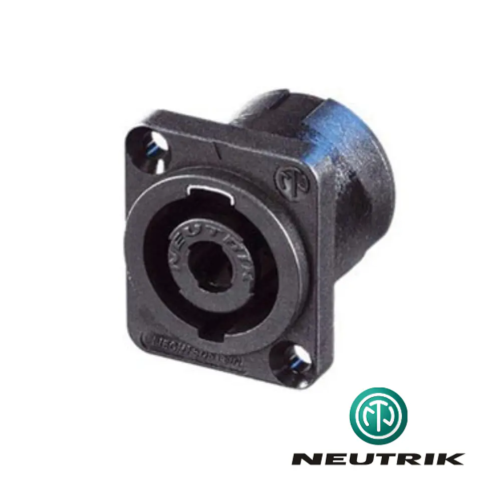 FICHA SPEAKON 4P FÊMEA PAINEL 4P PRETO NEUTRIK 1