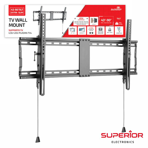 Suporte Lcd/LED 32/55" Tilt Slim Vesa 800/400 70kg