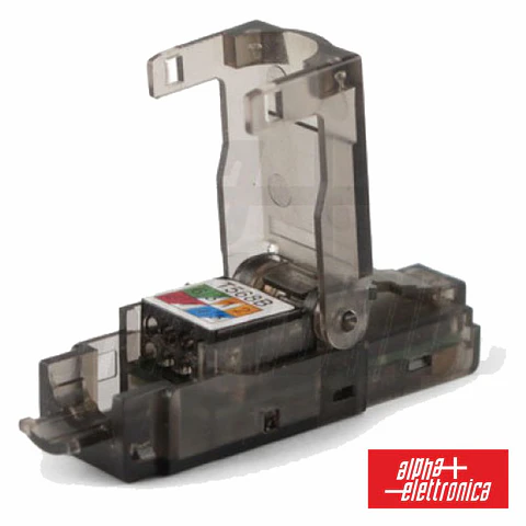 FICHA RJ45 MODELAR 8P8C CAT6A KEYSTONE