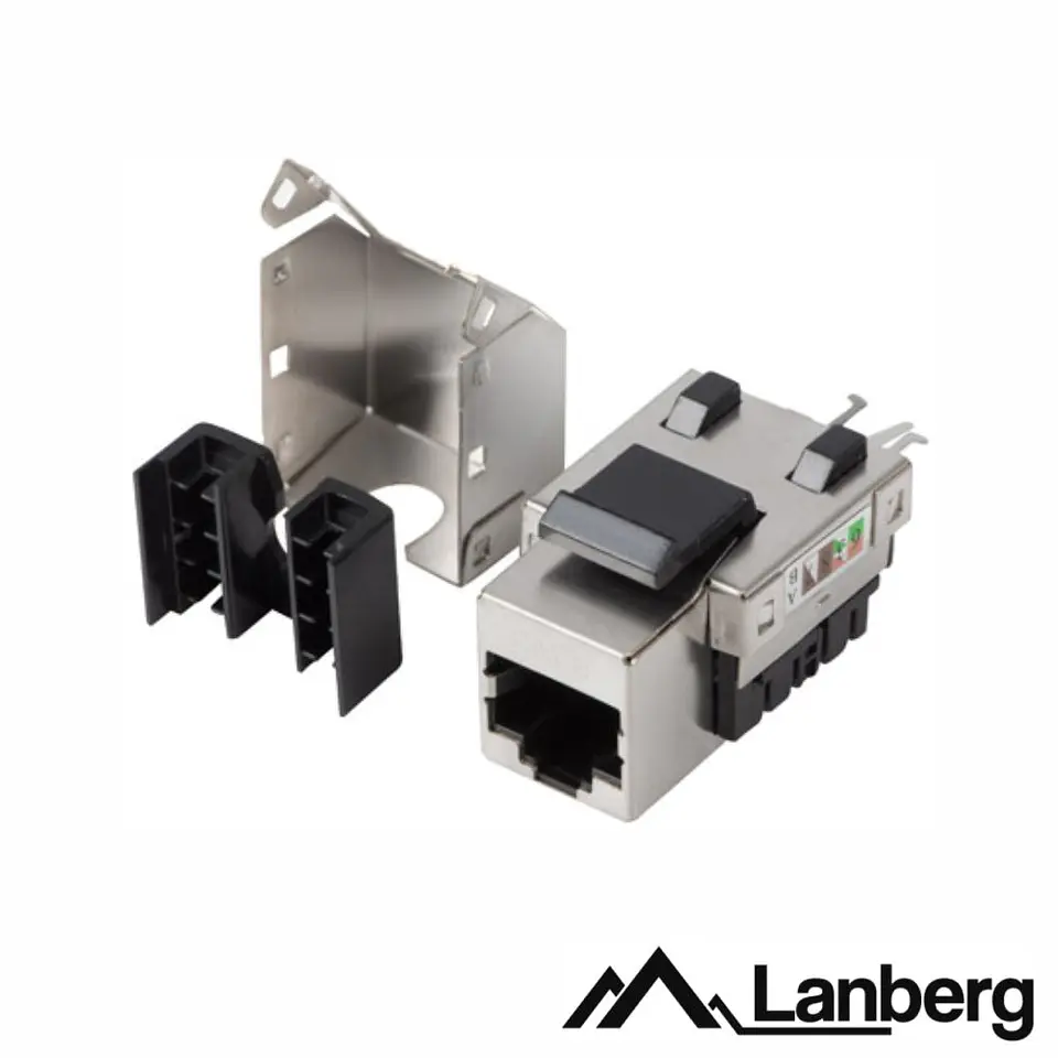 Ficha RJ45 Modular 8P8C CAT6 Keystone LANBERG 1