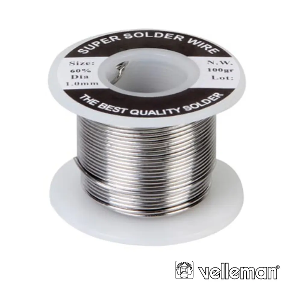 SOLDA 1MM 60/40 100G VELLEMAN 1