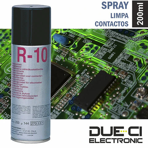 SPRAY DE 200ML LIMPA CONTACTOS DUE-CI