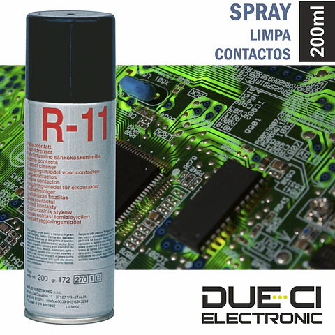 SPRAY DE 200ML LIMPA CONTACTOS DUE-CI