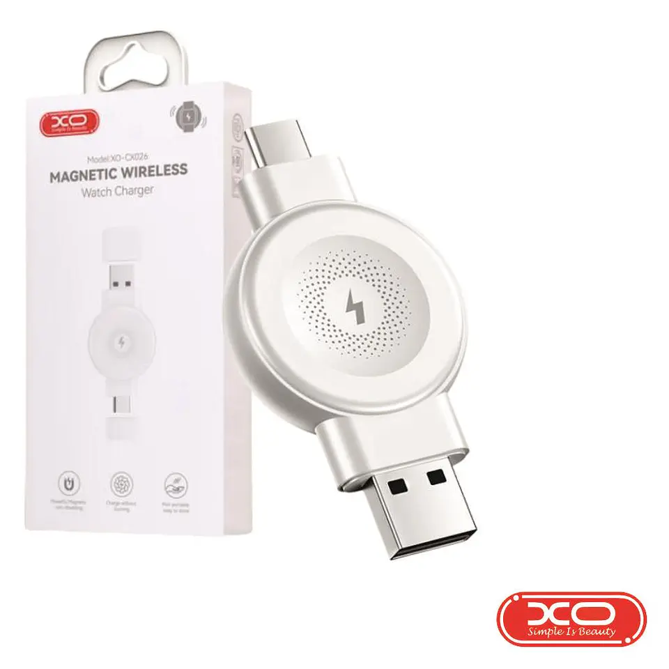 Carregador Por Indução P/ Apple Watch / Galaxy Watch XO 1