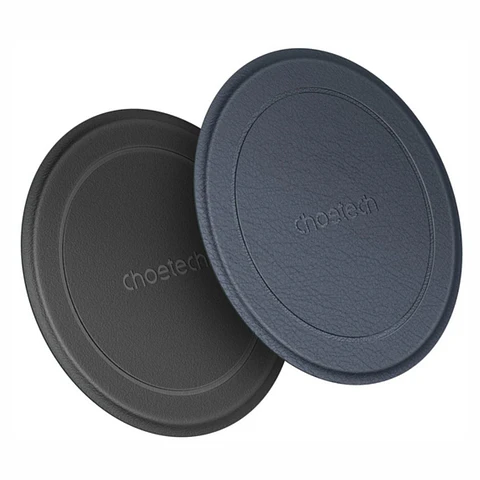 Conjunto de 2 Placas Adesivas P/ Carregamento QI MagLeap