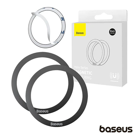 Adesivo Magnético 2x P/ Carregamento Indução/MagSafe BASEUS