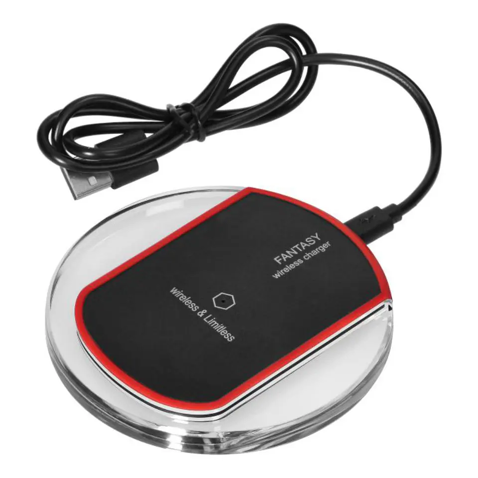 Carregador Por Indução Preto QI 5W VIRONE 1