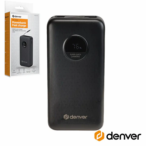 Powerbank 20000mAh COMCabo 1xUSB-A 1xUSB-C 65W