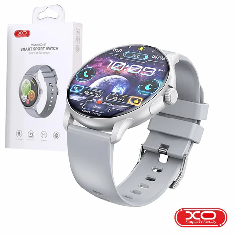 SmartWatch P/ Android iOS IP68 Cinzento XO