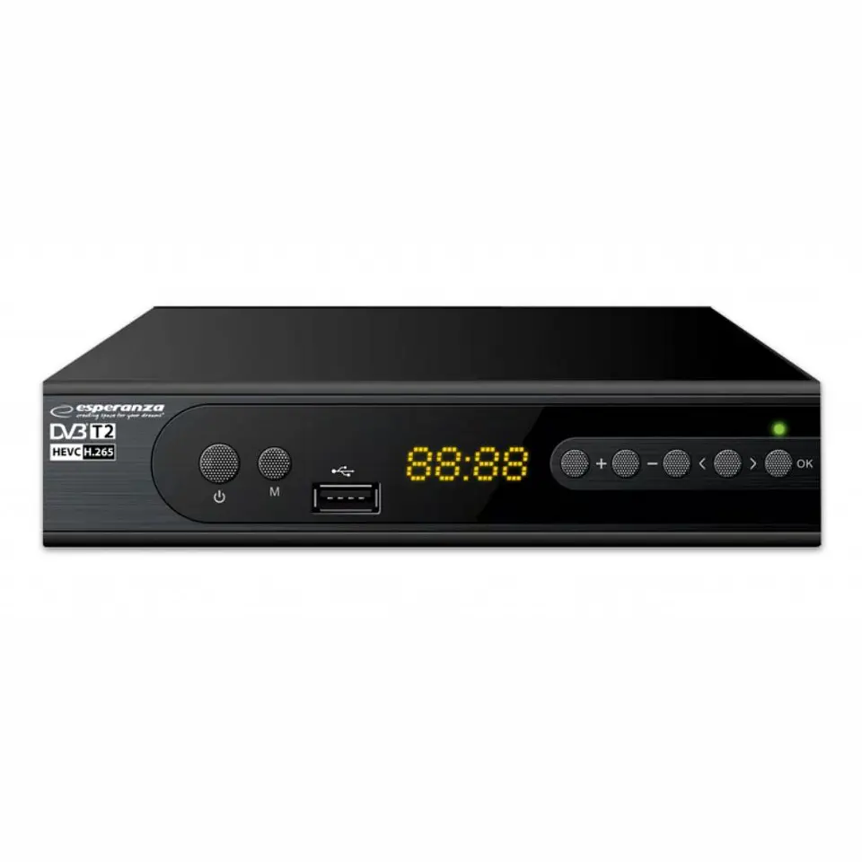 Receptor TDT Full HD 1080p DVB-T2/DVBC 1