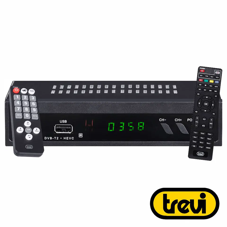 Receptor TDT Full HD 1080p DVBT-T2 TREVI 1