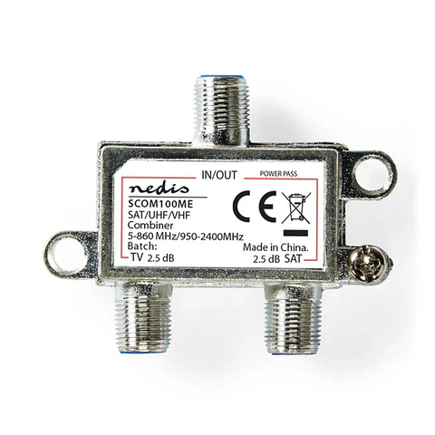 REPARTIDOR FICHAS F COM2 VIAS VHF/UHF SATÉLITE 2400MHZ