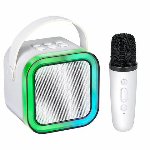 Coluna COM Microfone SEM Fios 5W Branco GRUNDIG