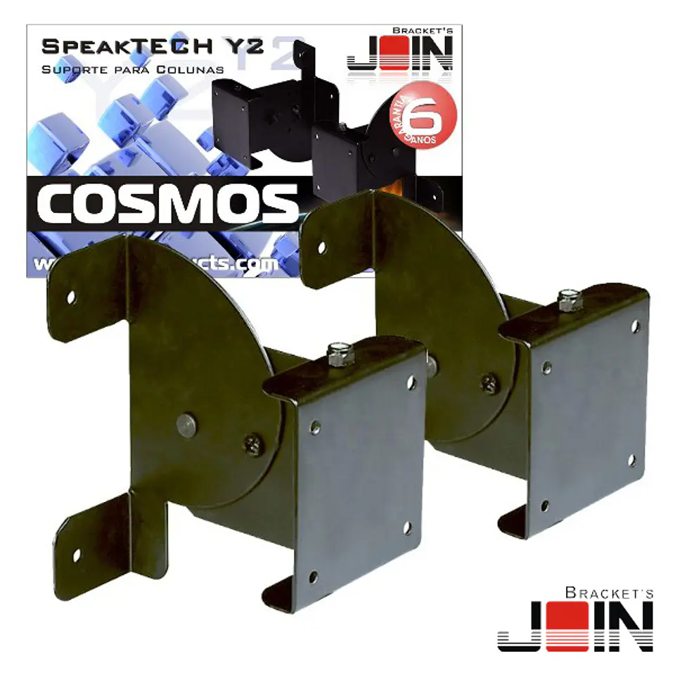 SUPORTE P/ COLUNA PAREDE 180º 25KG 2X JOIN 1