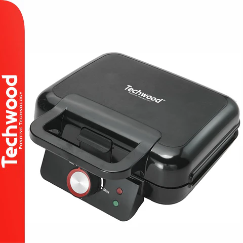 Máquina 3em1 COM Função Waffle/Tostadeira/Grelhador TECHWOOD