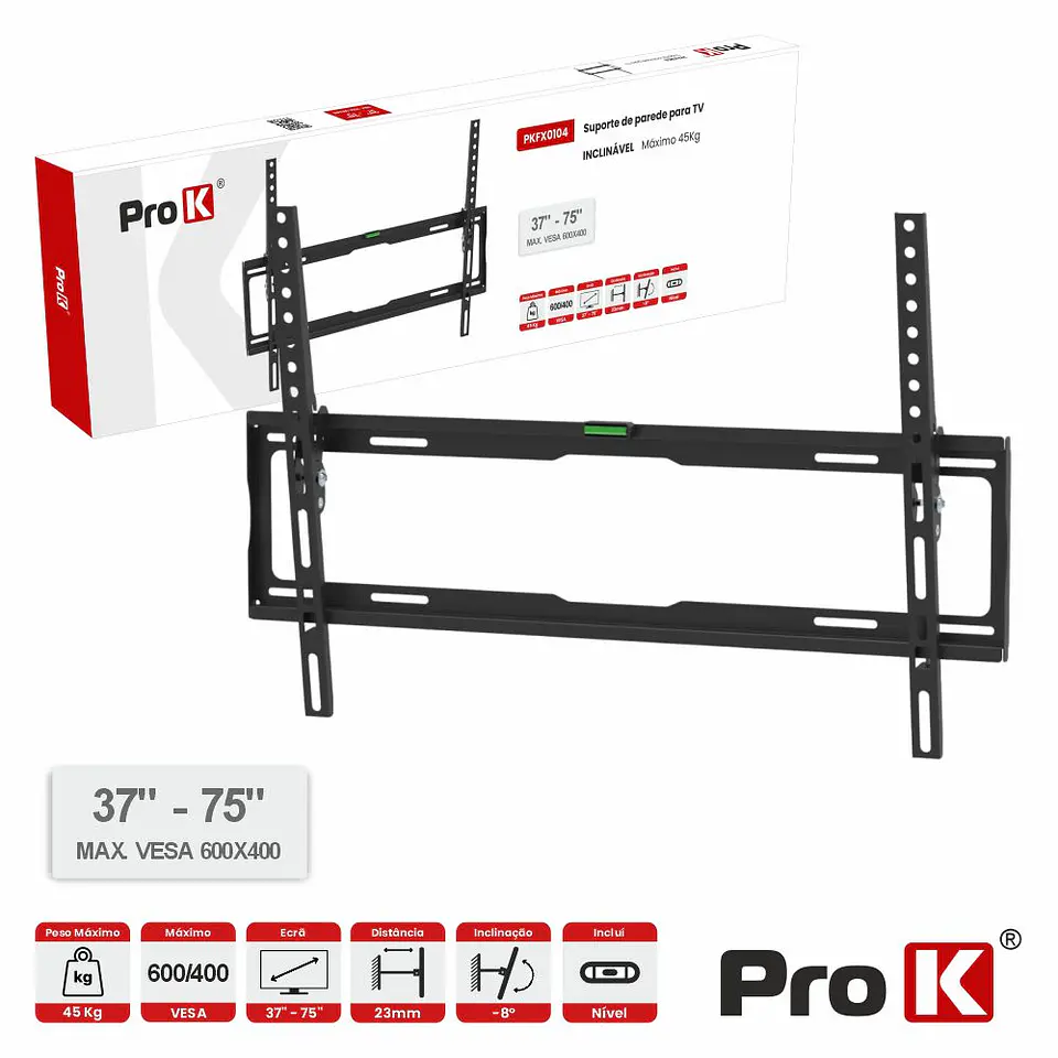 Suporte TV Inclinável 37-75