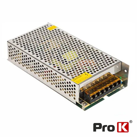 Fonte de Alimentação Industrial 12V 120W 10A PROK