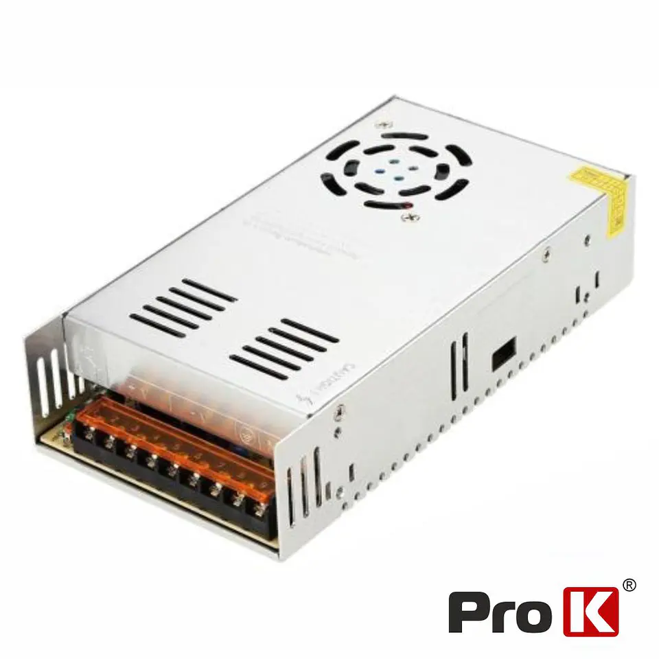 Fonte de Alimentação Industrial 12V 400W 33A PROK 1