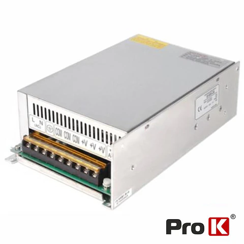 Fonte de Alimentação Industrial 12V 600W 50A PROK