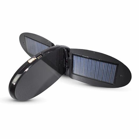CARREGADOR SOLAR 1100MA 5V COM 12 FICHAS E LCD USB A-SOLAR