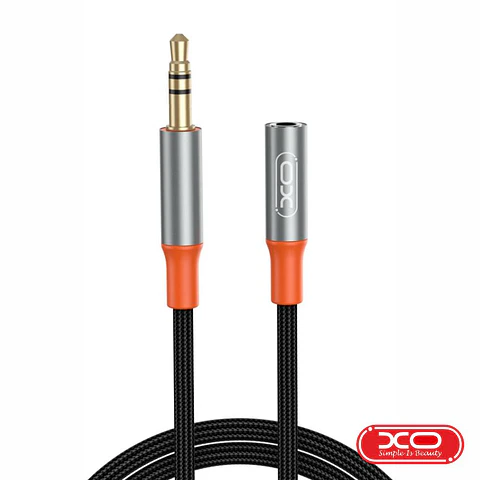 Cabo Jack 3.5mm Macho / Jack 3.5mm Fêmea 1m St XO
