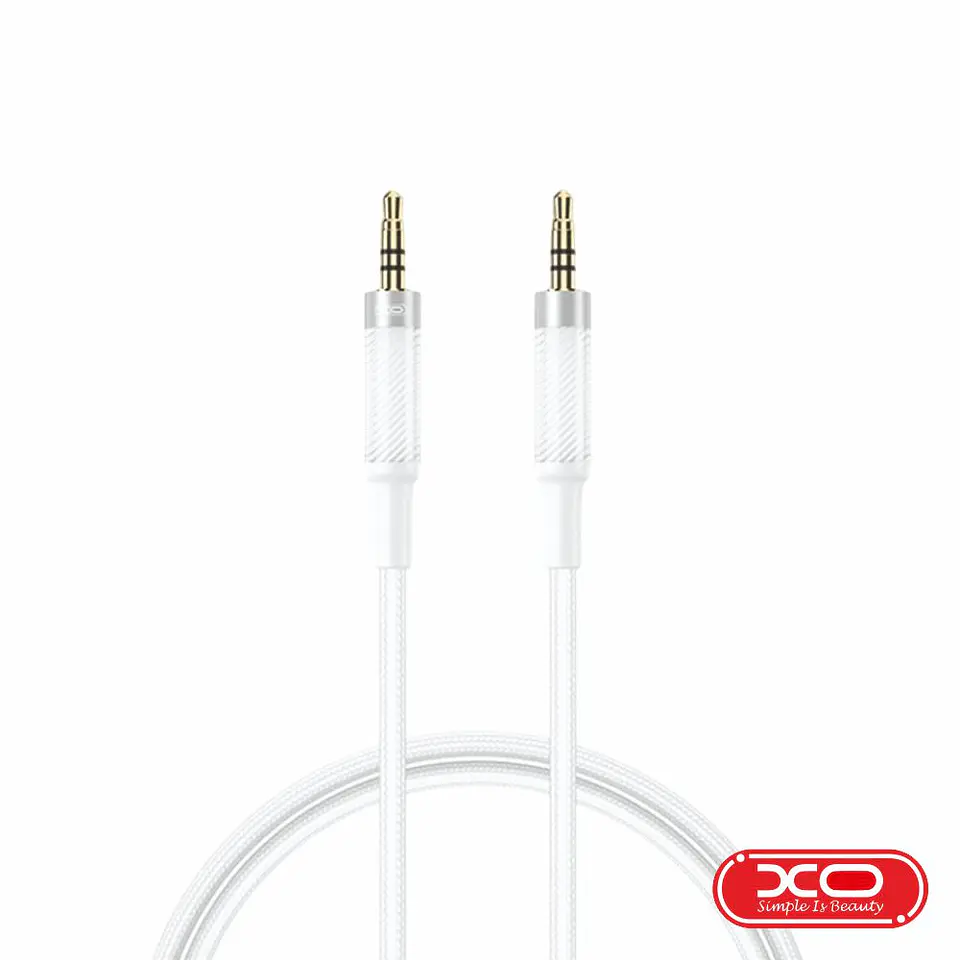 Cabo Jack 3.5mm Macho / Jack 3.5mm Macho 1m Branco XO 1