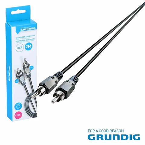 Cabo 1-Rca Macho / 1-Rca Macho 2m GRUNDIG