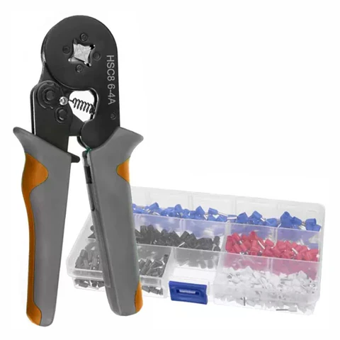 Kit Alicate de Cravar + Terminais Ponteira