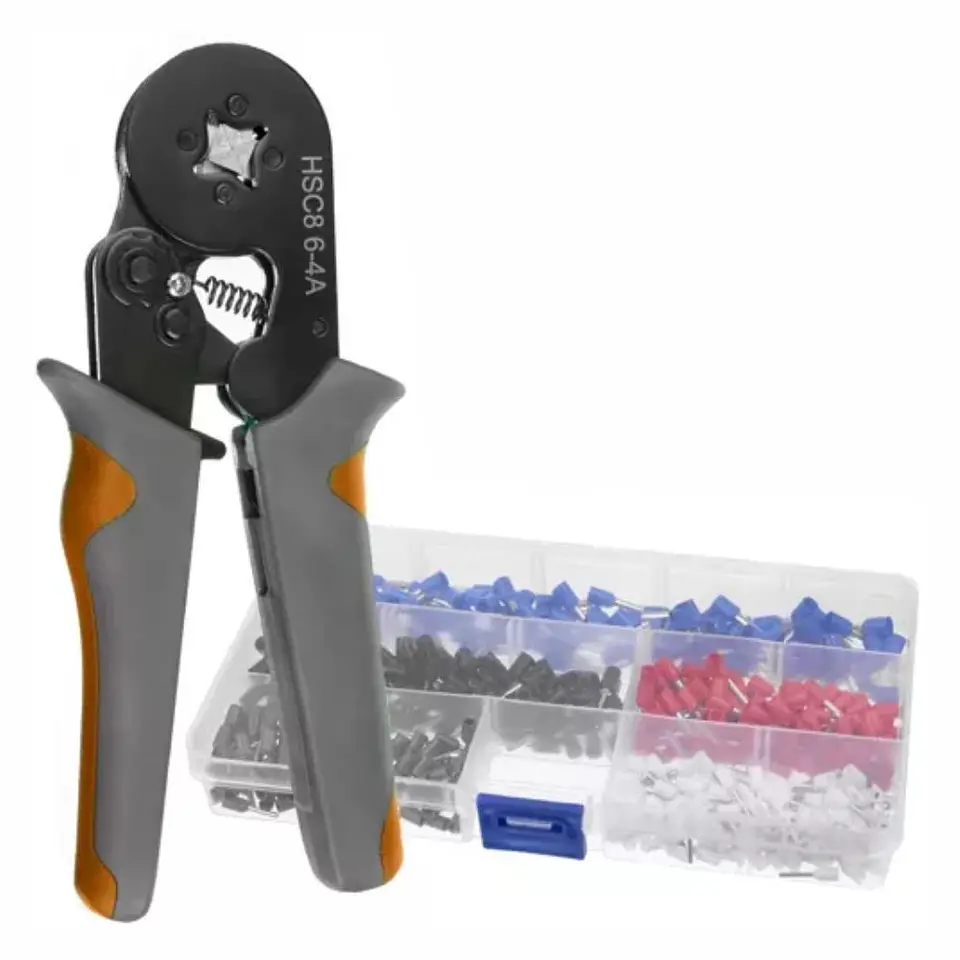 Kit Alicate de Cravar + Terminais Ponteira 1
