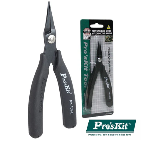 ALICATE DE PONTAS COM PUNHO CONDUTOR 145MM PROSKIT