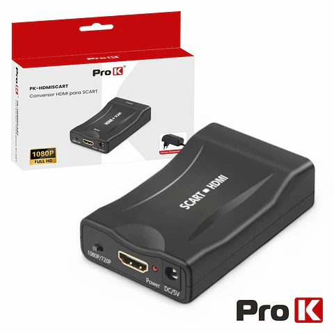 CONVERSOR HDMI/MHL P/ SCART 720P/1080P PROK