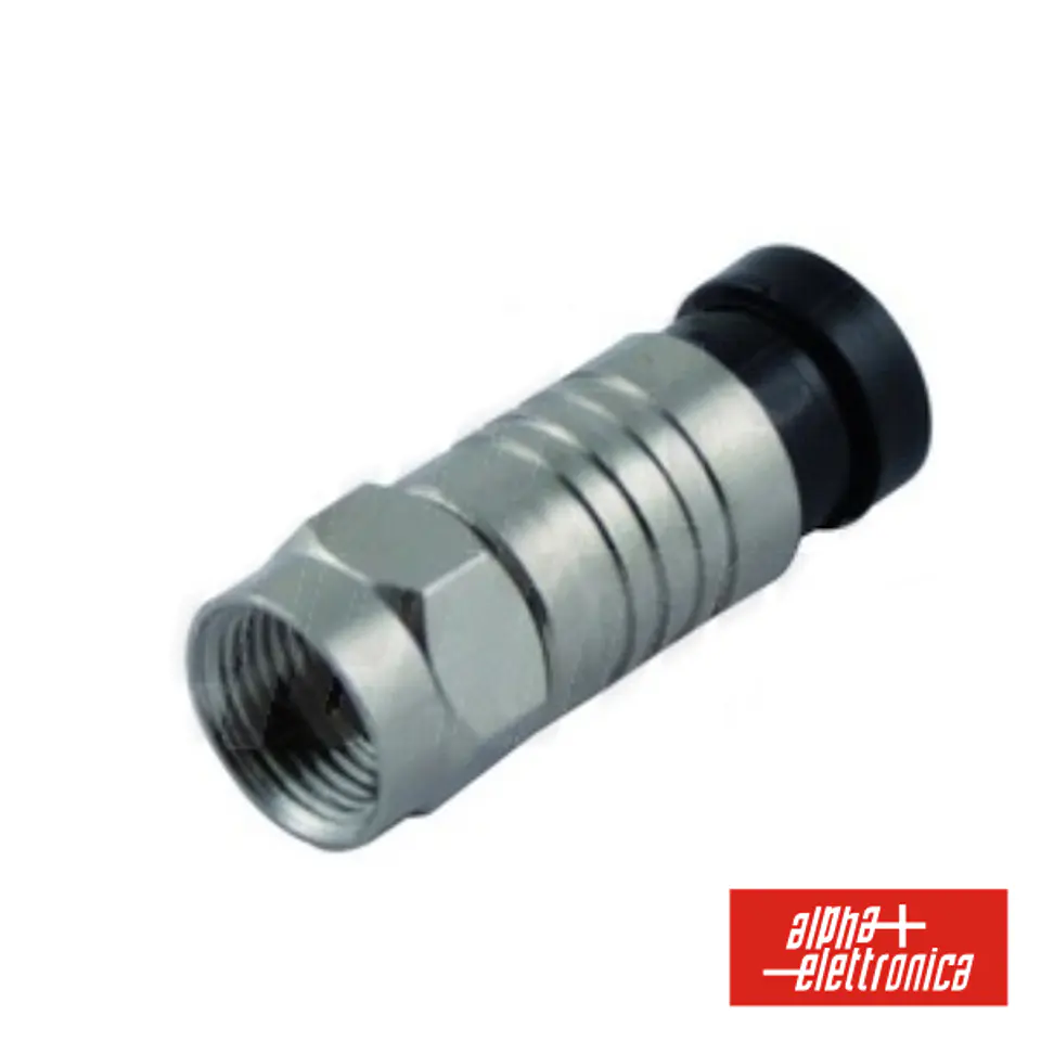 FICHA F MACHO COMPRESSÃO P/ CABO 6.8MM 1