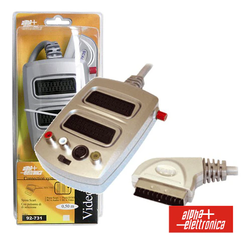 DISTRIBUIDOR COMUTADOR SCART M / 2SCART-3RCA-SVHS F BLISTER