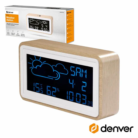 Estação Meteorológica SEM Fios COM Visor DENVER