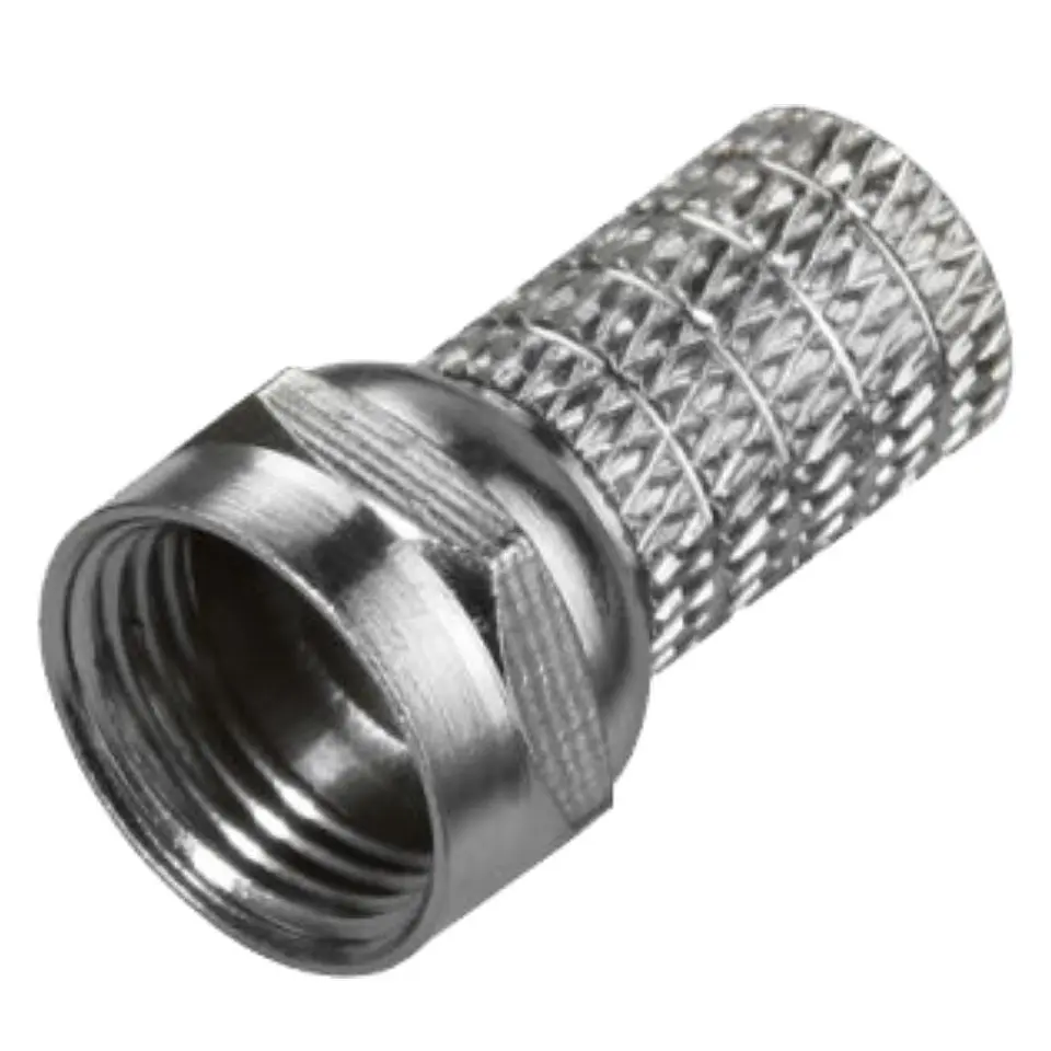FICHA F FÊMEA NIQUELADA P/ CABO 5.5MM RG58 1